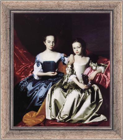framed  John Singleton Copley Mary and Elizabeth Royall, Ta3071-1
